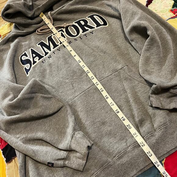 Vintage JanSport Samford Grey Hoodie Large - Picture 4 of 6